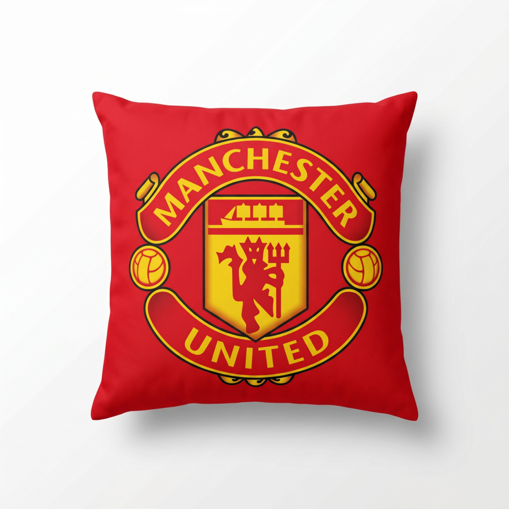 Manchester United Crest Cushion front