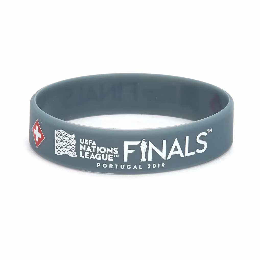 Switzerland UEFA Nations League Finals 2019 Silicone Wristband - front