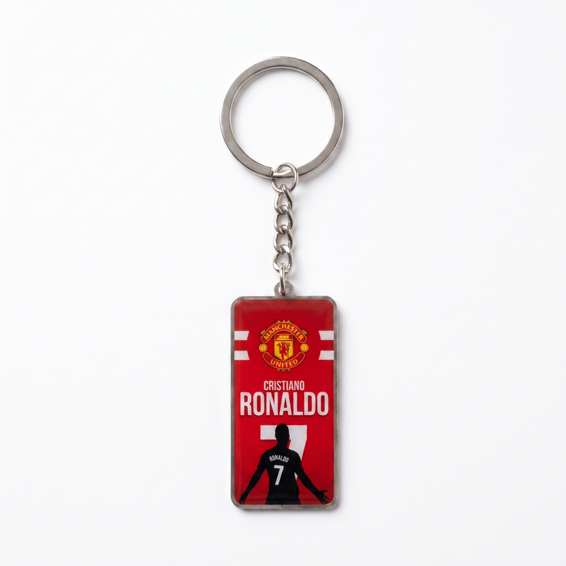 Manchester United Cristiano Ronaldo Keyring - front
