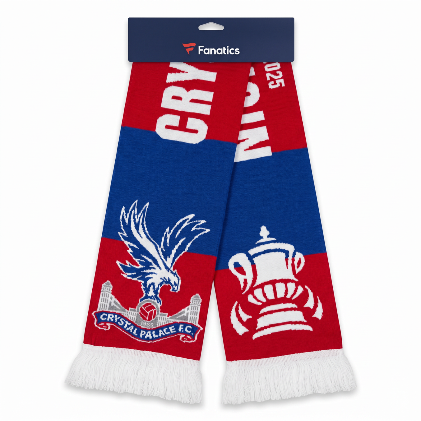 Crystal Palace 2025 FA Cup Semi-Final Scarf front