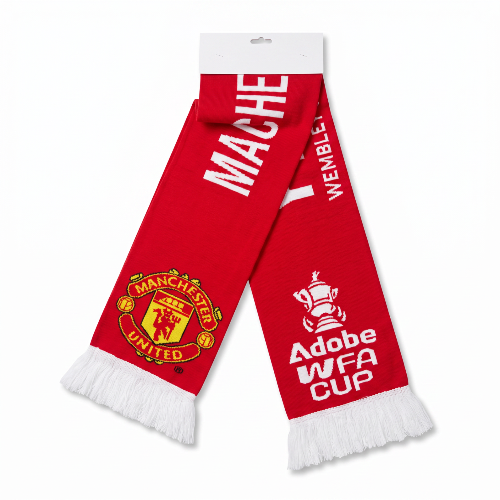 Manchester United Women's 2024 FA Cup Final Scarf - full view