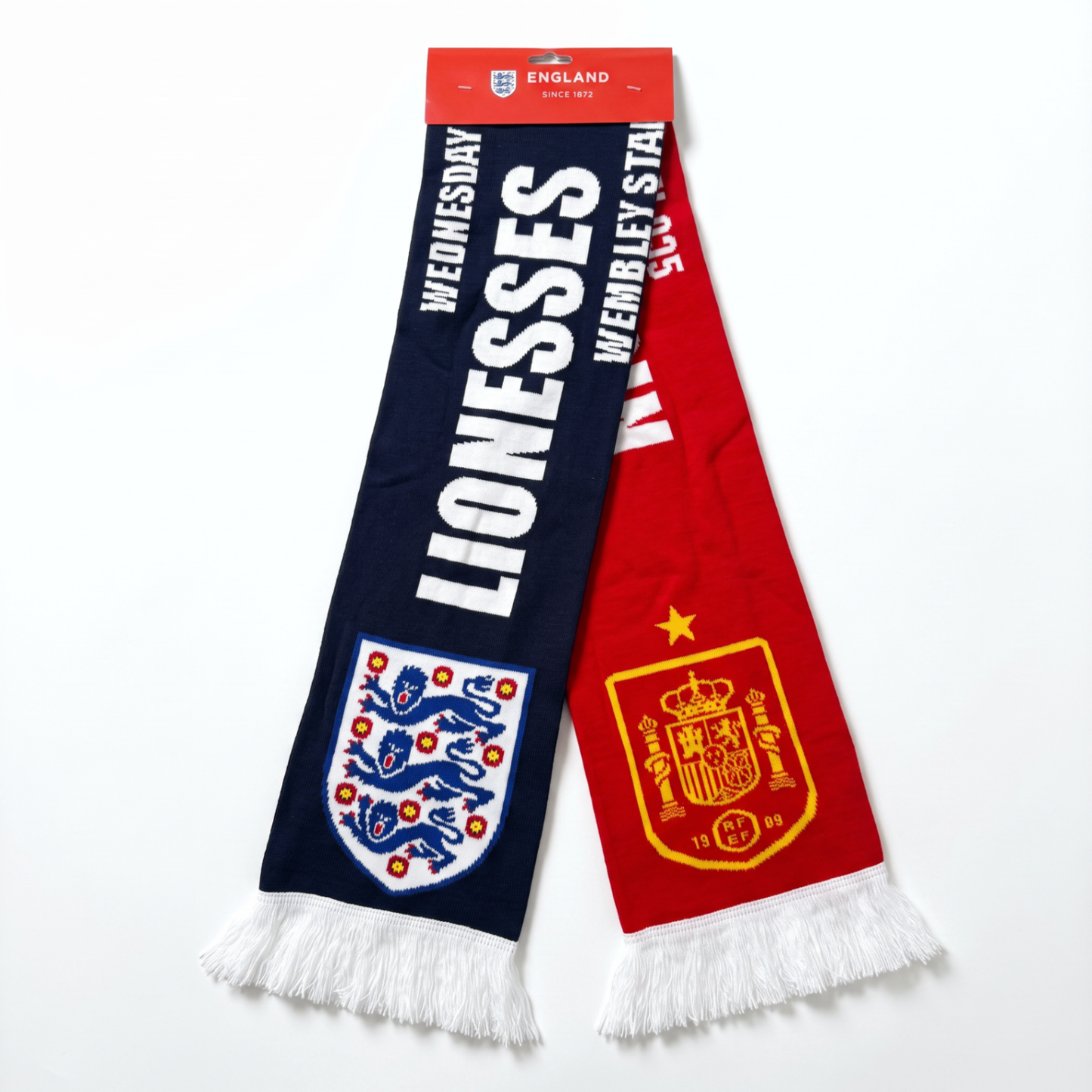 England Lionesses vs Spain scarf - Lionesses side