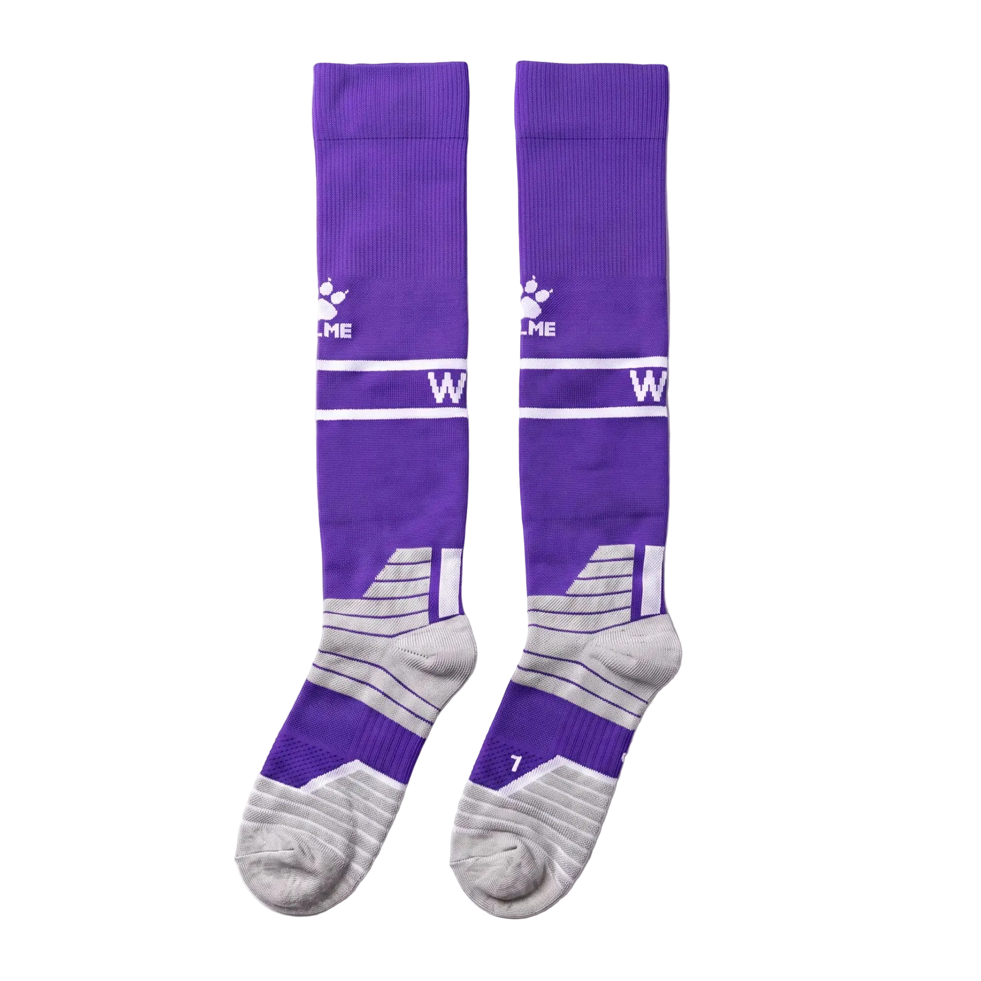 Watford 2024/25 third socks in purple with white banding