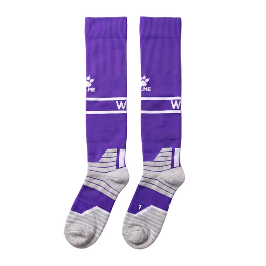 Watford 2024/25 third socks in purple with white banding