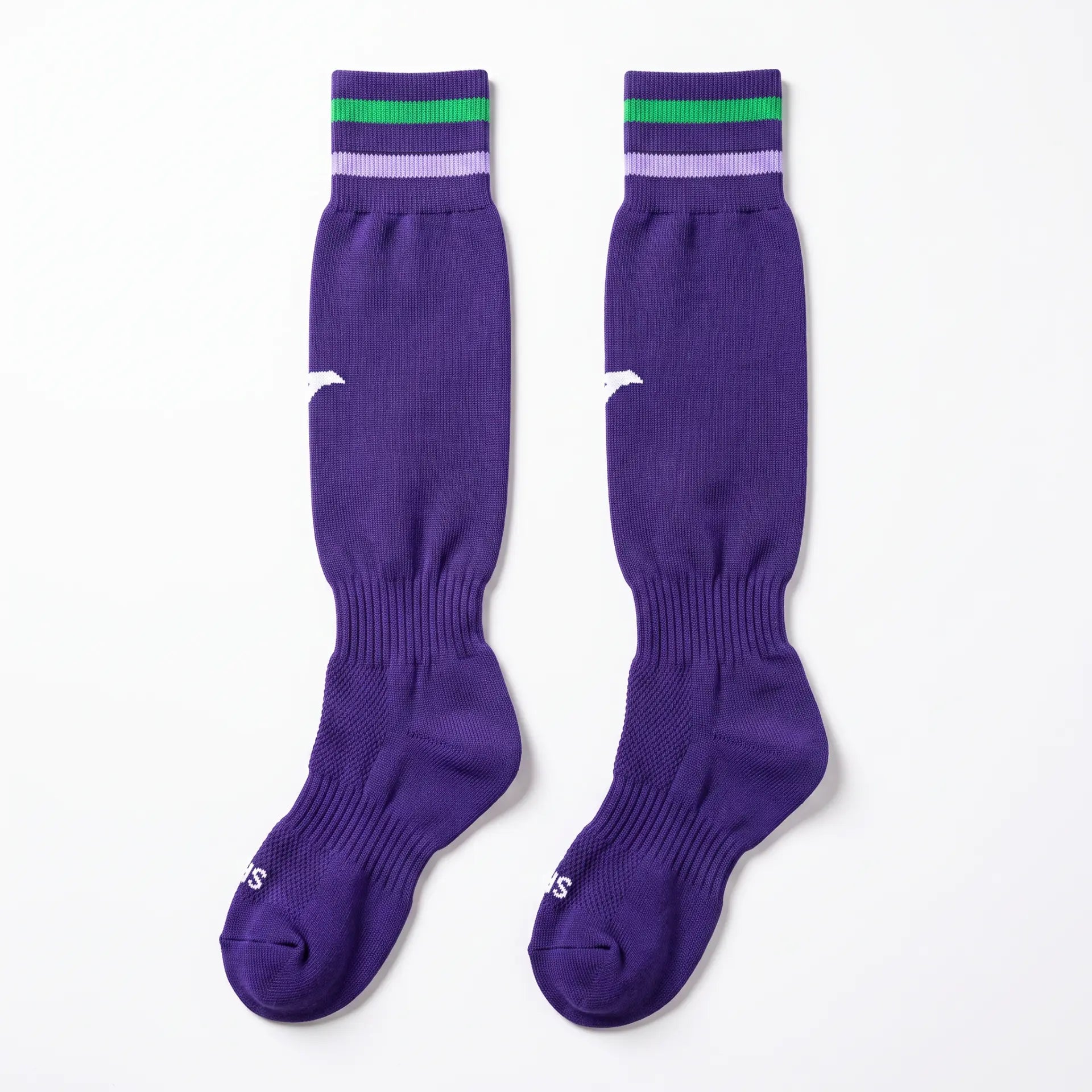 Hibernian 2023/24 purple away socks detail