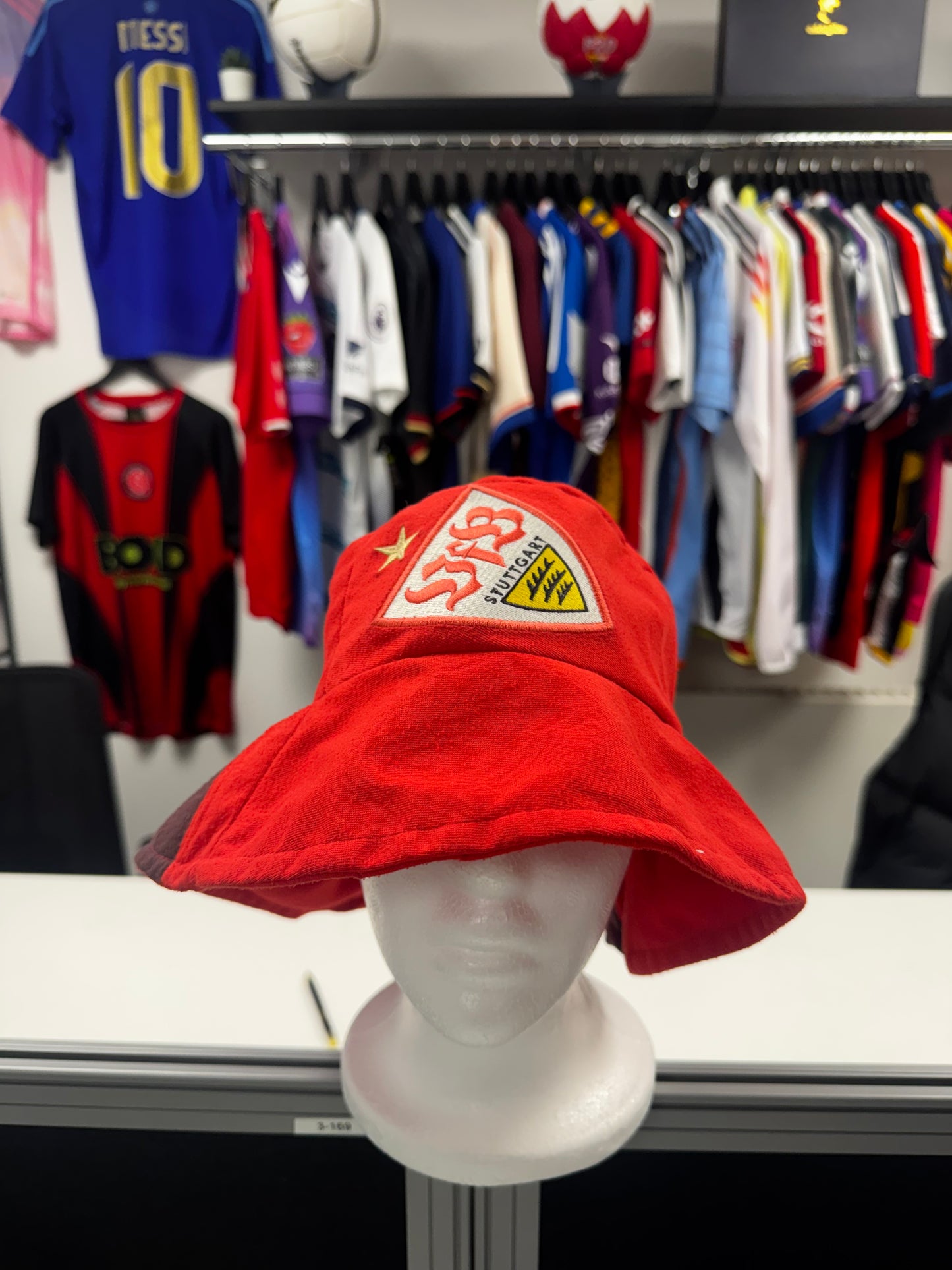 Upcycled Stuttgart Football Shirt Bucket Hat