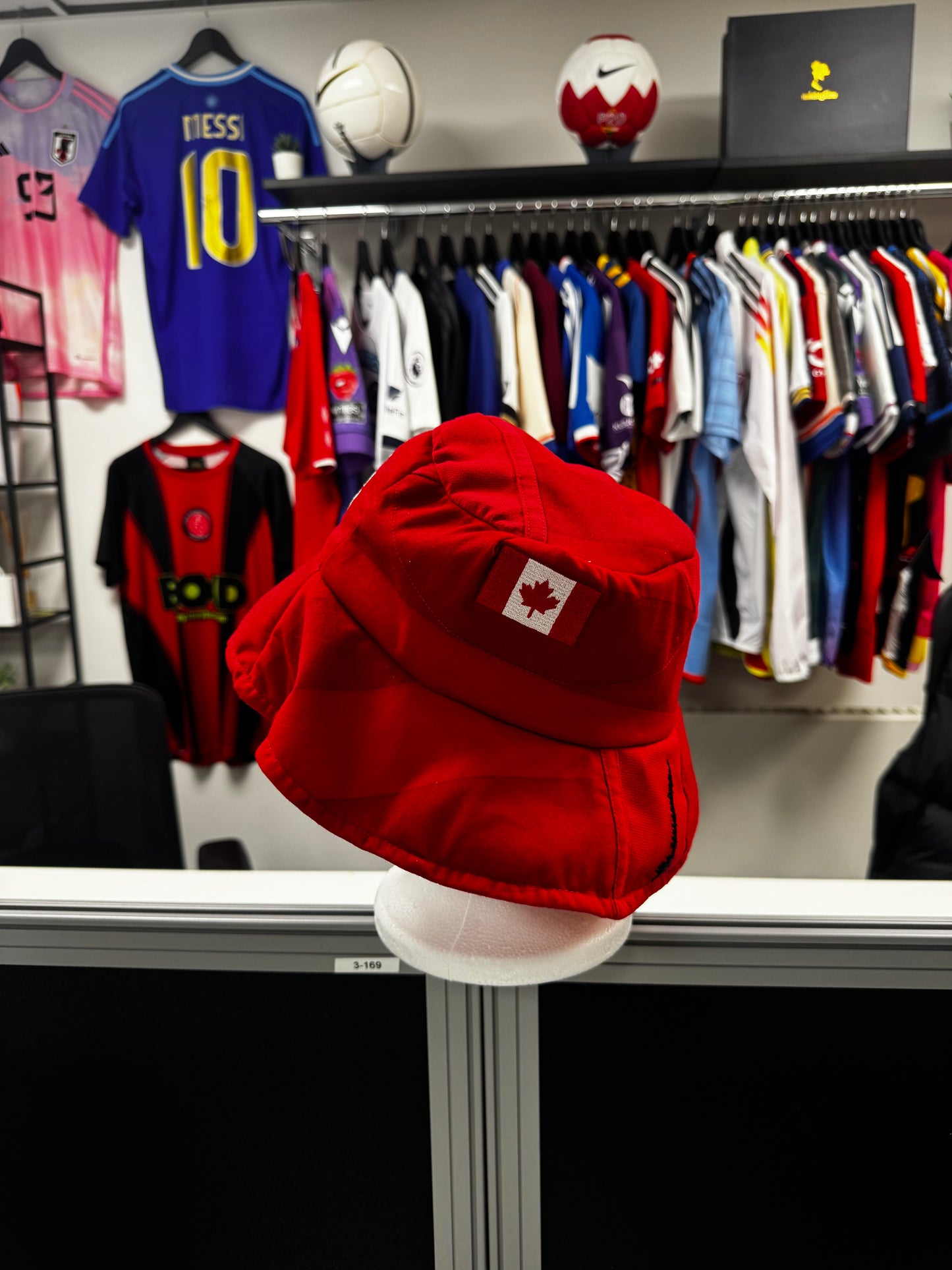 Upcycled Canada Football Shirt Bucket Hat