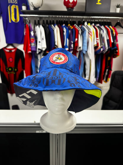 Upcycled Brentford Football Shirt Bucket Hat - Reversible