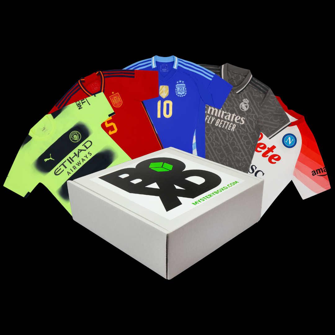 Kid's Football Shirt Bulk Box | 5 Shirts Gift Bundle – Mystery BOXD