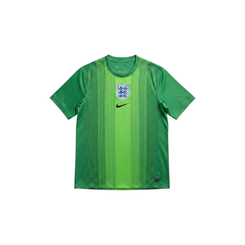 England 2025 Kids Lionesses Goalkeeper Shirt - Front detail