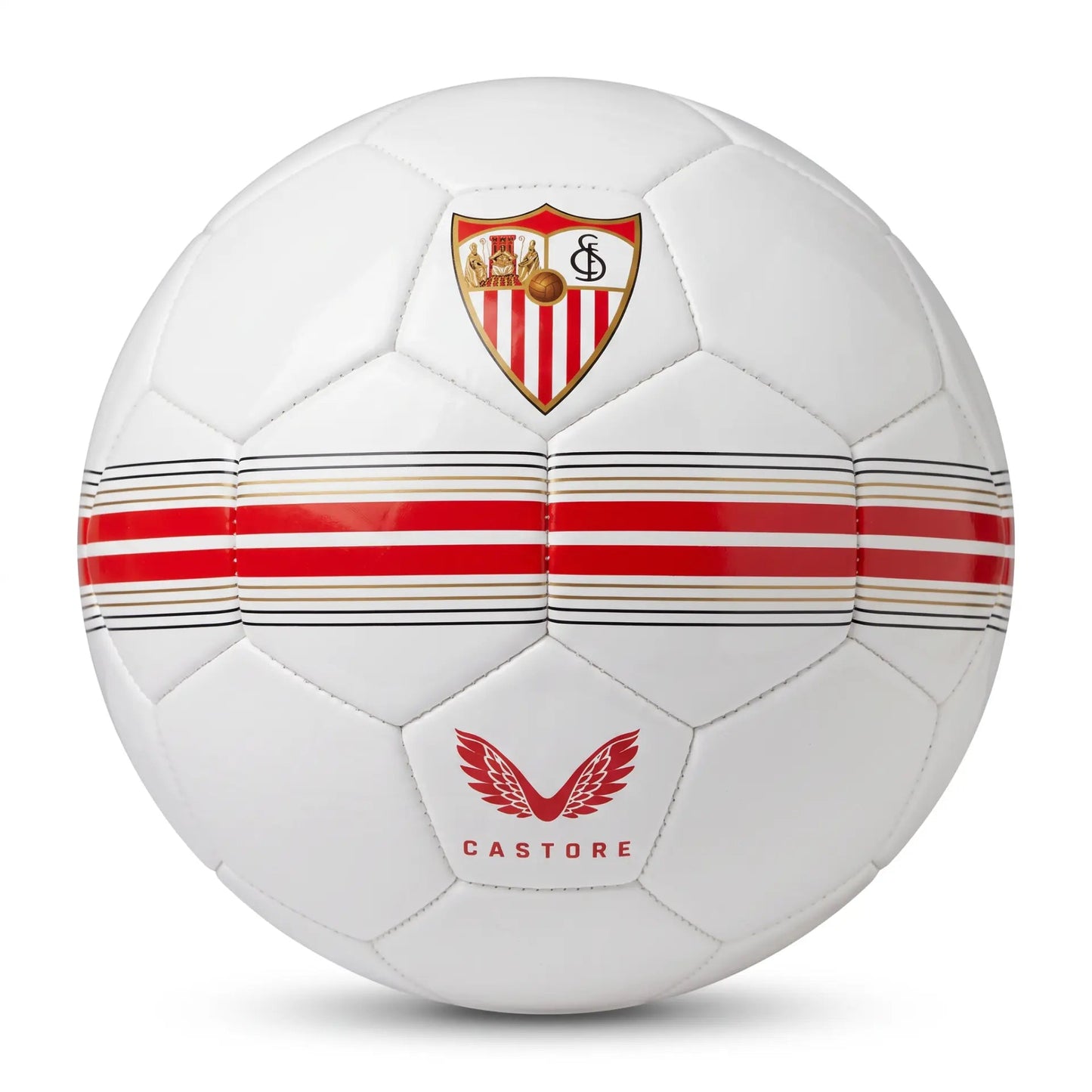 Sevilla Castore white size 5 football with club crest