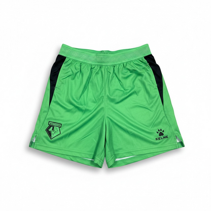 Watford 2024/25 GK Green Football Shorts Kids Front