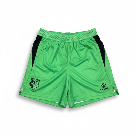 Watford 2024/25 GK Green Football Shorts Kids Front